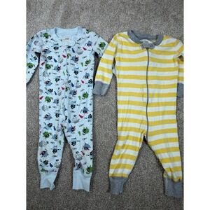 Set of 2 Hanna Andersson Cotton Sleepers 9-18 Months Unisex